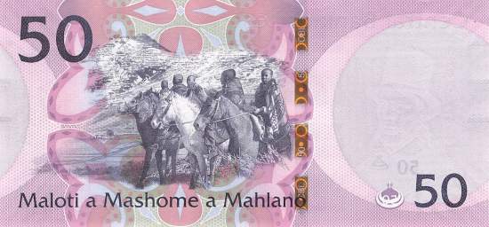 Lesotho p28 50 Maloti 2021
